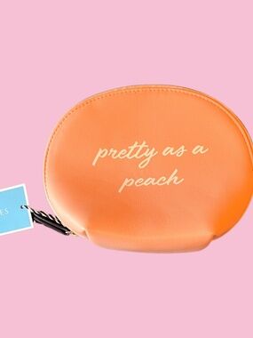 Draper James Peach Cosmetics / Travel Bag NWT